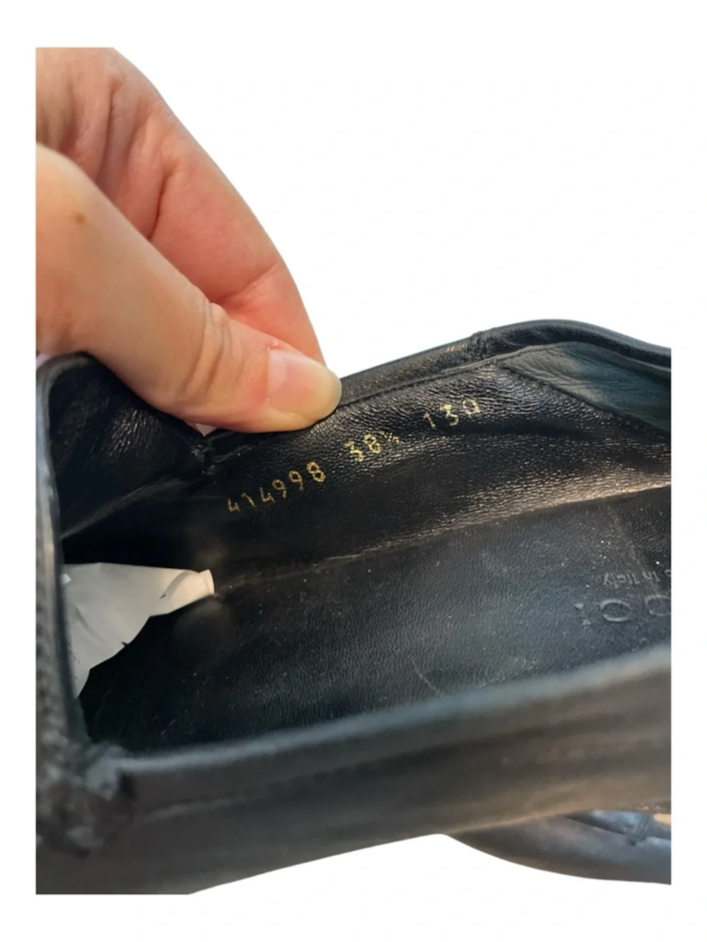 GUCCI Brixton Black Leather Horsebit Convertible Loafers Mules Clogs Slides 38.5